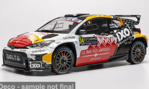 Toyota GR Yaris Rally2, Rallye Monte Carlo, 2026, #34, E.Delecour/S.De Castelli, 1:18, IXO