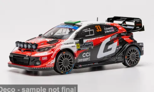 Toyota GR Yaris Rally1, Rallye Monte Carlo, 2026, #33, E.Evans/S.Martin, 1:43, IXO