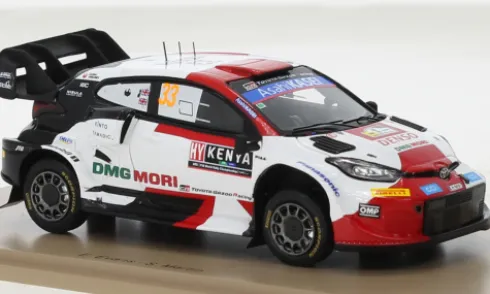 Toyota GR Yaris Rally1, Rallye WM, Safari Rallye, 2022, Toyota Gazoo Racing WRT, #33, E.Evans/S.Martin, 1:43, Spark