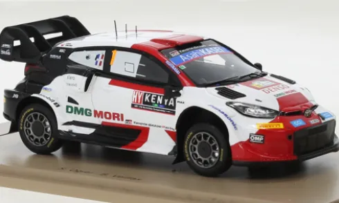 Toyota GR Yaris Rally1, Rallye WM, Safari Rallye, 2022, Toyota Gazoo Racing WRT, #1, S.Ogier/B.Veillas, 1:43, Spark