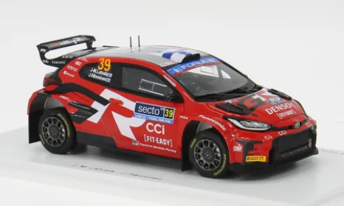 Toyota GR Yaris Rally 2, Rally Finland, 2024, Toyota Gazoo Racing WRT, #39, J.M.Latvalla/J.Hänninen, 1:43, Spark