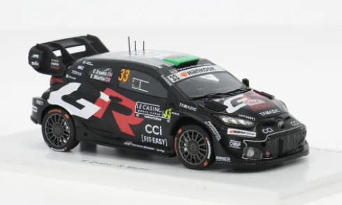 Toyota GR Yaris Rally 1, Rally Monte Carlo, 2025, #33, E.Evans/S.Martin, 1:43, Spark