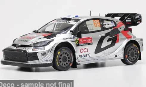 Toyota GR Yaris Rally1, Rally Portugal, 2025, #69, K.Rovanperä/J.Halttunen, 1:18, IXO