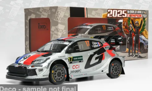 Toyota GR Yaris Rally1, Rally Saudi Arabia, 2025, #17, S.Ogier/V.Landais, 1:18, IXO