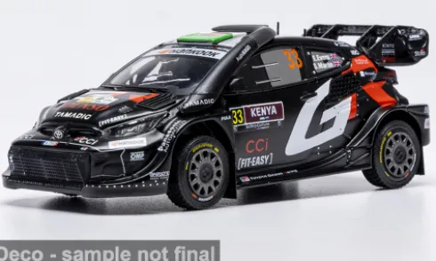 Toyota GR Yaris Rally1, Safari Rallye Kenia, 2025, #33, E.Evans/S.Martin, 1:43, IXO