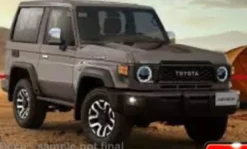 Toyota Land Cruiser 70, dunkelgrau, 1:24, Maisto