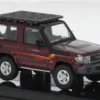 Toyota Land Cruiser LC71, dunkelrot/Dekor, 2014, 1:64, Para64