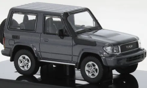 Toyota Land Cruiser 71 SWB, dunkelgrau, 2014, 1:64, Para64