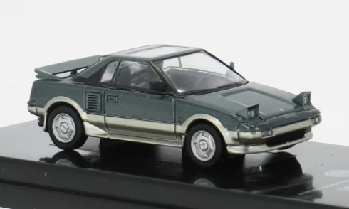 Toyota MR2 MK1, grün/gold, 1985, 1:64, Para64