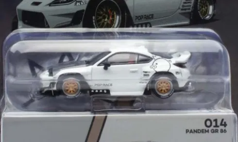 Toyota Pandem GR86, weiss, 1:64, Pop Race