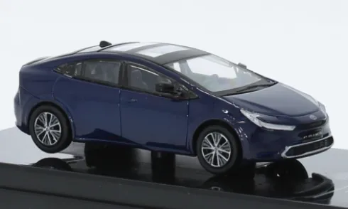 Toyota Prius, dunkelblau, 2023, 1:64, Para64