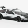 Toyota Sprinter Trueno (AE86), weiss/schwarz, 1:64, Tarmac Works