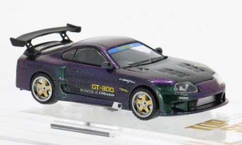 Toyota Supra (JZA80) Top Secret, violett/schwarz, 1:64, BM Creations