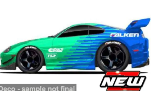Toyota Supra (MK IV), grün/blau, 1995, 1:64, Maisto