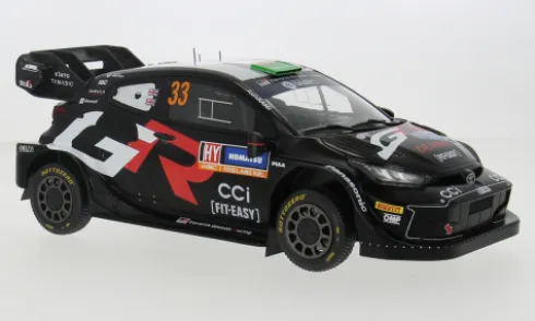 Toyota Yaris Rally1 Hybrid, Rallye WM, Rallye Schweden, 2024, #33, E.Evans/S.Martin, 1:18, IXO