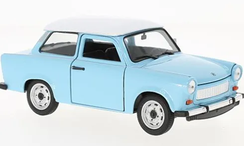 Trabant 601, hellblau/weiss, 1:24, Welly