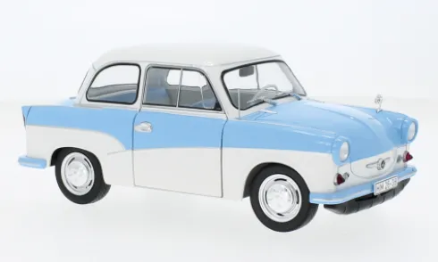 Trabant P50, blau/weiss, 1958, 1:18, Solido