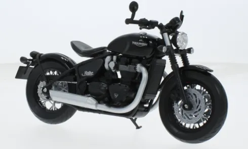 Triumph Bonneville Bobber, schwarz, 1:12, Welly