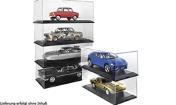 Vitrine 6x Kunststoff-Vitrine für je 1 x 1:18, 1:18, MCG