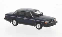 Volvo 240 GL, dunkelblau, 1986, 1:87, Minichamps