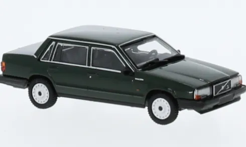 Volvo 740 GL, dunkelgrün, 1986, 1:87, Minichamps