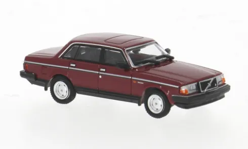 Volvo 240 GL, dunkelrot, 1986, 1:87, Minichamps