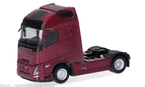 Volvo FH Aero GL XL, dunkelrot, 1:87, Herpa