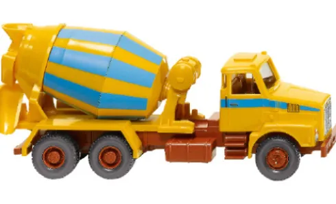 Volvo N10, gelb/blau, 1973, 1:87, Wiking