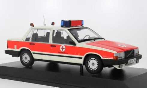 Volvo 740GL, 1986, DRK Aschaffenburg, 1:18, Minichamps
