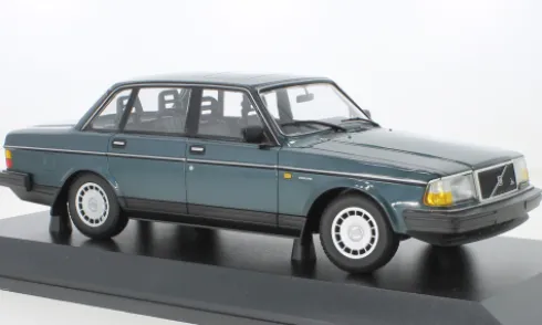 Volvo 240 GL, dunkeltürkis, 1986, 1:18, Minichamps