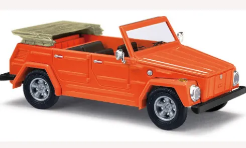 VW 181 Kurierwagen, orange, 1970, 1:87, Busch