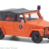 VW 181 Kurierwagen, orange, 1970, THW, 1:87, Busch