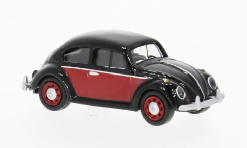 VW Beetle, schwarz/rot, 1:87, Schuco