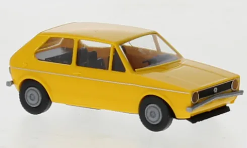 VW Golf I, gelb, 1974, 1:87, Brekina