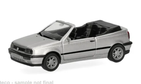 VW Golf III Cabriolet, silber, 1:87, Herpa