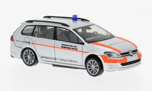 VW Golf VII Variant, DRK med. Transportdienste Iserlohn - Land, 1:87, Rietze
