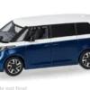 VW ID.Buzz People, blau/weiss, 1:87, Herpa