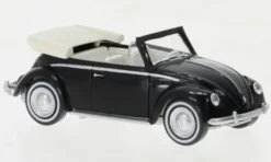 VW Käfer 1200 Cabriolet, schwarz, 1961, 1:87, Wiking