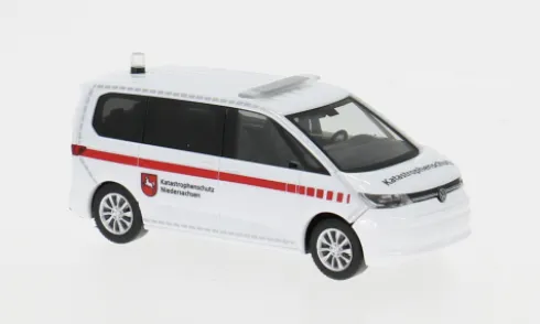 VW Multivan, weiss, 2022, Katastrophenschutz Niedersachsen, 1:87, Herpa