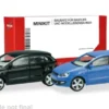 VW Polo, schwarz/blau, 2014, 1:87, Herpa MiniKit