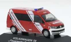 VW T6 Bus, Feuerwehr Duisburg, 1:87, Rietze