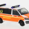 VW T6, Notarzt Krefeld, 1:87, Rietze