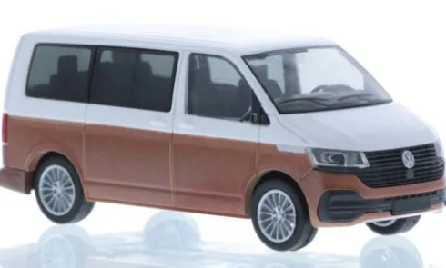 VW T6.1, weiss/bronze, 1:87, Rietze