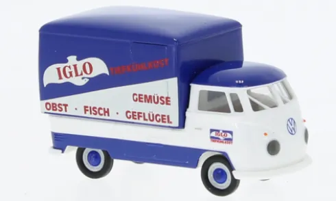 VW T1b Großraum-Koffer, 1960, Iglo, 1:87, Brekina