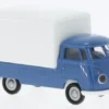 VW T1b Großraum-Koffer, blau/weiss, 1960, 1:87, Brekina