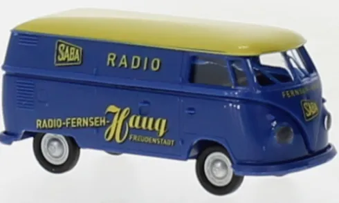VW T1b Kasten, 1960, Saba Radio Haug, 1:87, Brekina