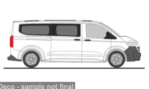 VW Transporter LR T7, weiss, 1:87, Rietze