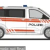 VW Transporter T7, Polizei (CH), 1:87, Rietze