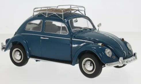 VW Beetle, dunkeltürkis, 1963, 1:18, Schuco