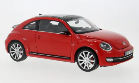 VW Beetle, rot, 2012, 1:18, Welly